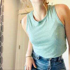 ❤️Sold❤️❤️Aqua teal athletic tank top